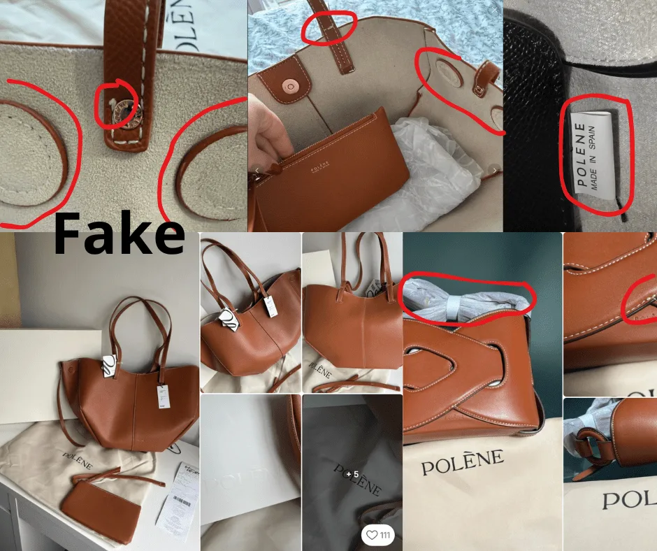 how to spot a fake Polene bag ?