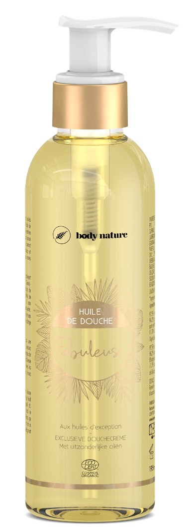 Huile de douche bio Body Nature, gamme Fabuleuse