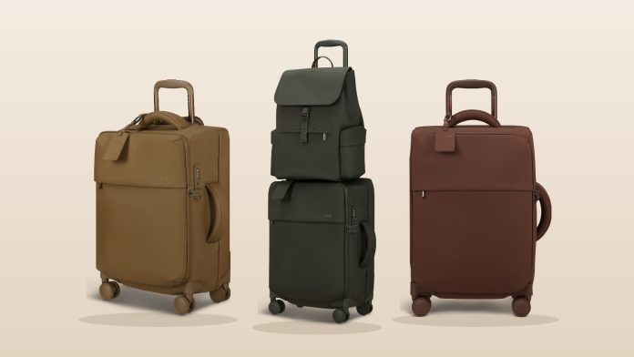 Cadeaux de Noël Lipault : valises cabine et set de bagage de la marque française