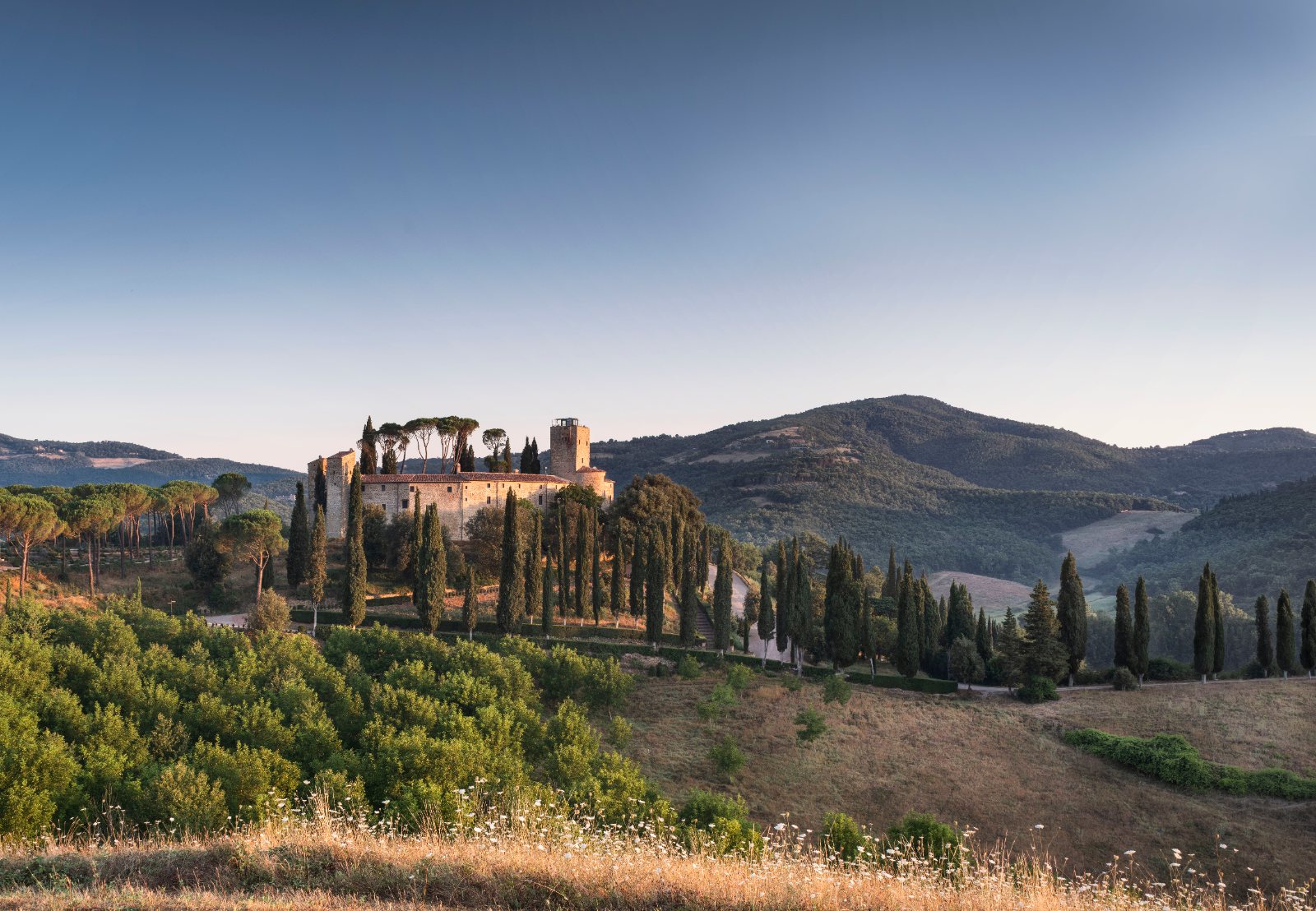 Le Castello di Reschio au cœur des collines de l’Ombrie