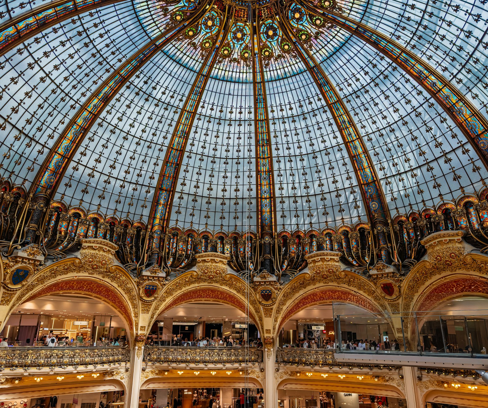La coupole des Galeries Lafayette Haussmann