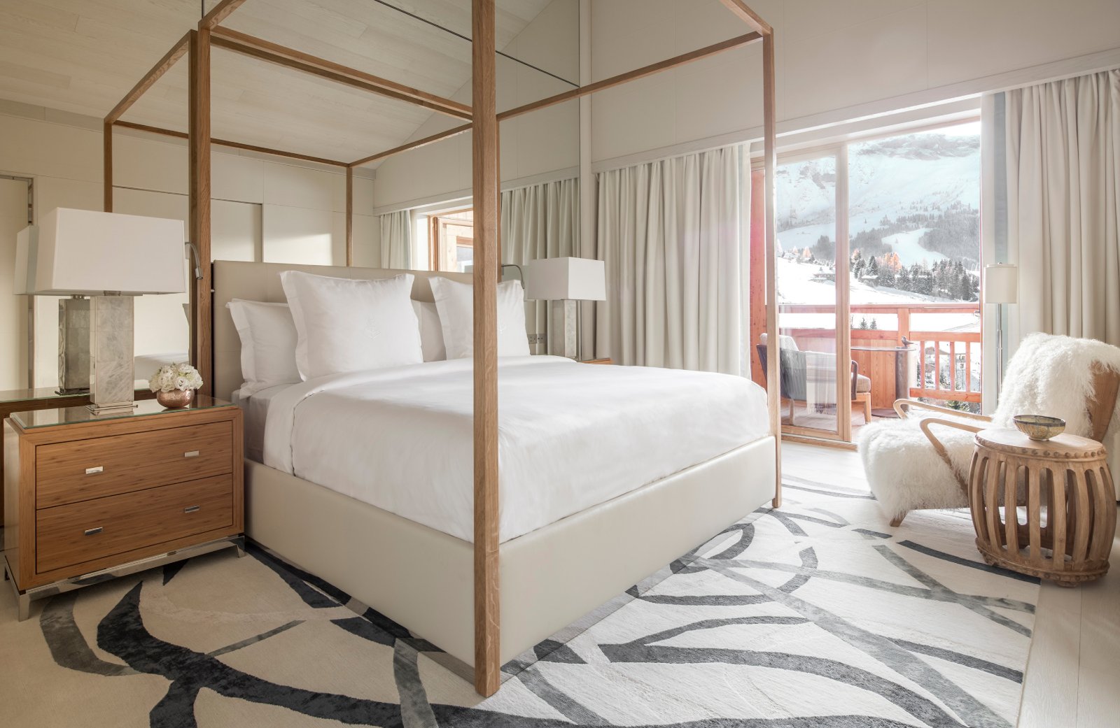Une chambre du Four Seasons Resort Megève