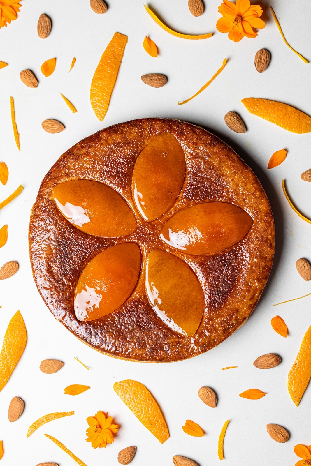 Galette des rois à la frangipane fleur d'oranger et écorces d'orange confites, Le Faventia Terre Blanche