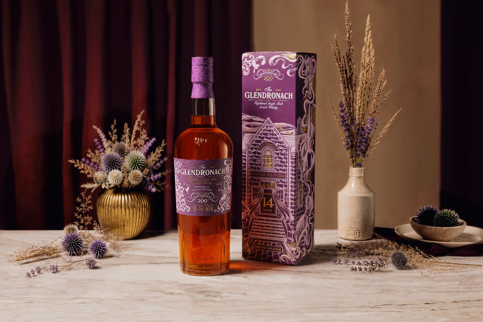 The Glendronach Boynsmill House Edition 14 ans et son coffret violet