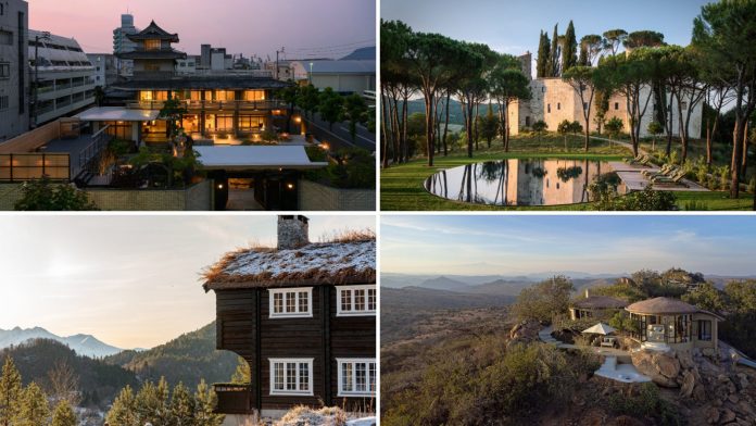 Hôtels qui valent le voyage : Anabuki-tei, Castello di Reschio, Storfjord Hotel et Ol Lentille