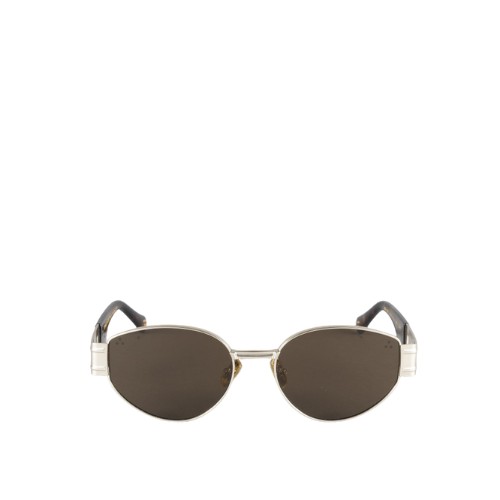 Lunettes de soleil Arc d’IRON Paris, monture métal dorée et verres bruns