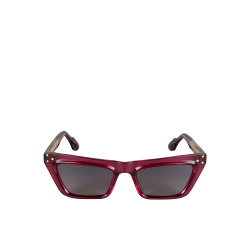 Lunettes de soleil cat-eye Fusion d’IRON Paris en acétate bordeaux