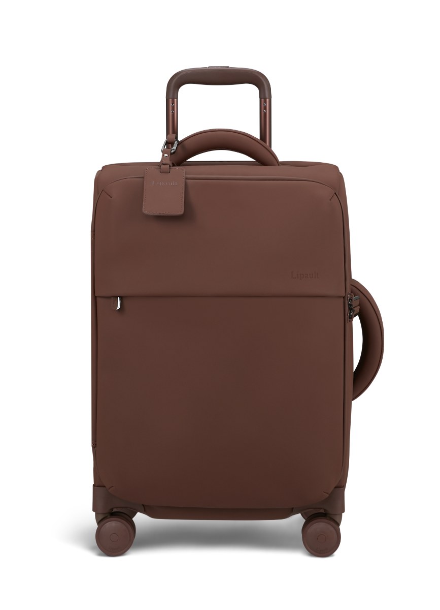 Valise cabine 55 cm Lipault coloris Spiced Mocha, 249 €