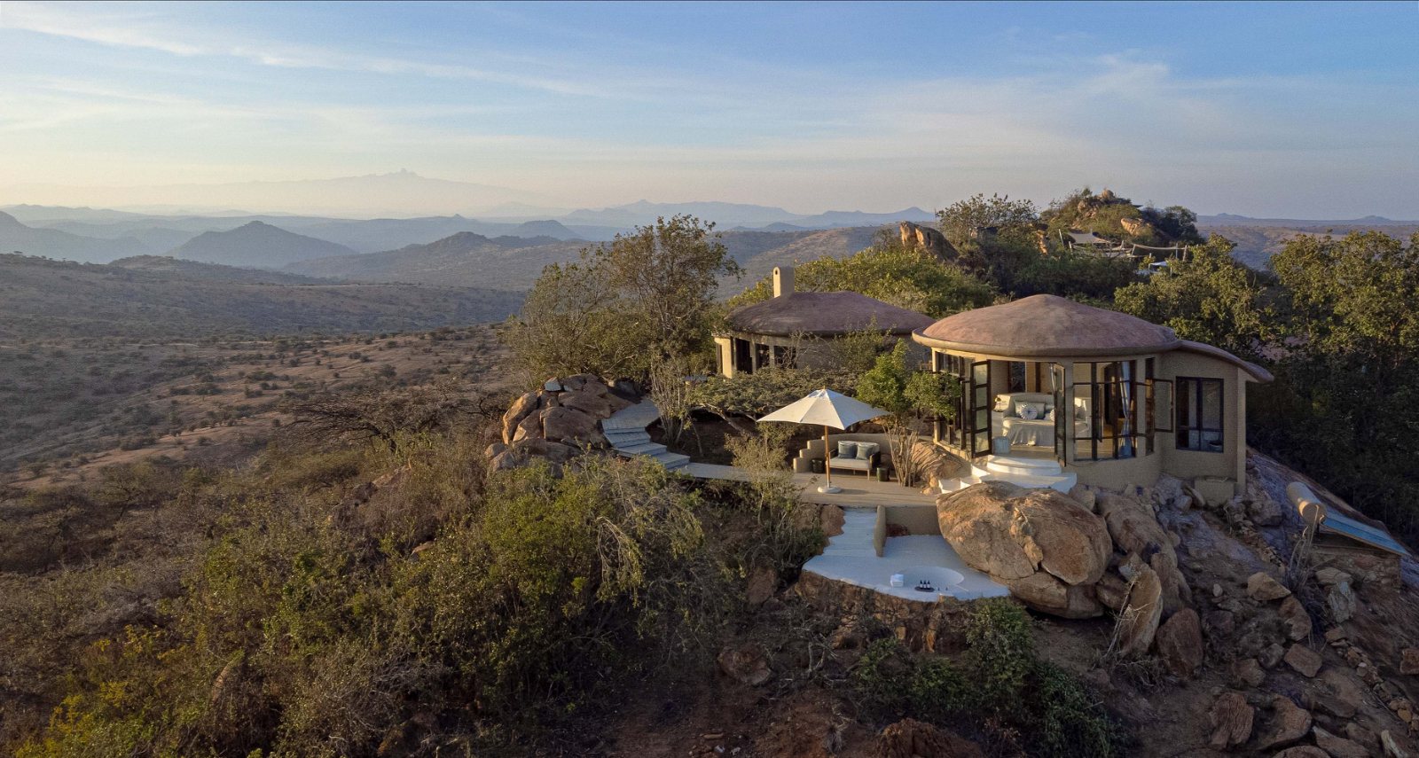 Villa d’Ol Lentille perchée dans le Laikipia, au Kenya