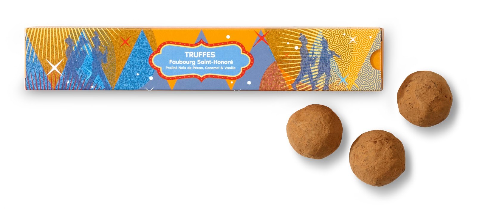 Truffes Faubourg Saint-Honoré Pierre Hermé, praliné noix de pécan et caramel à la fleur de sel