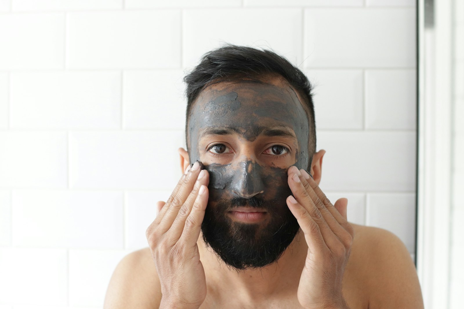 Soin du visage pour homme, masque revitalisant