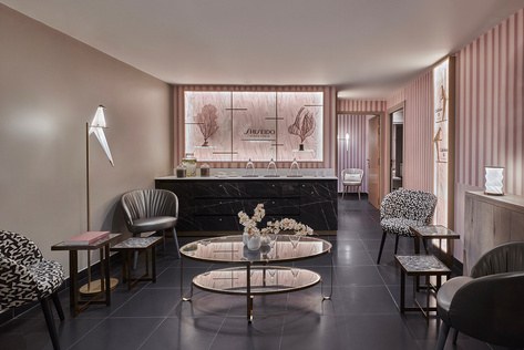Salon de détente du spa de l'Hôtel Barrière Le Westminster Le Touquet