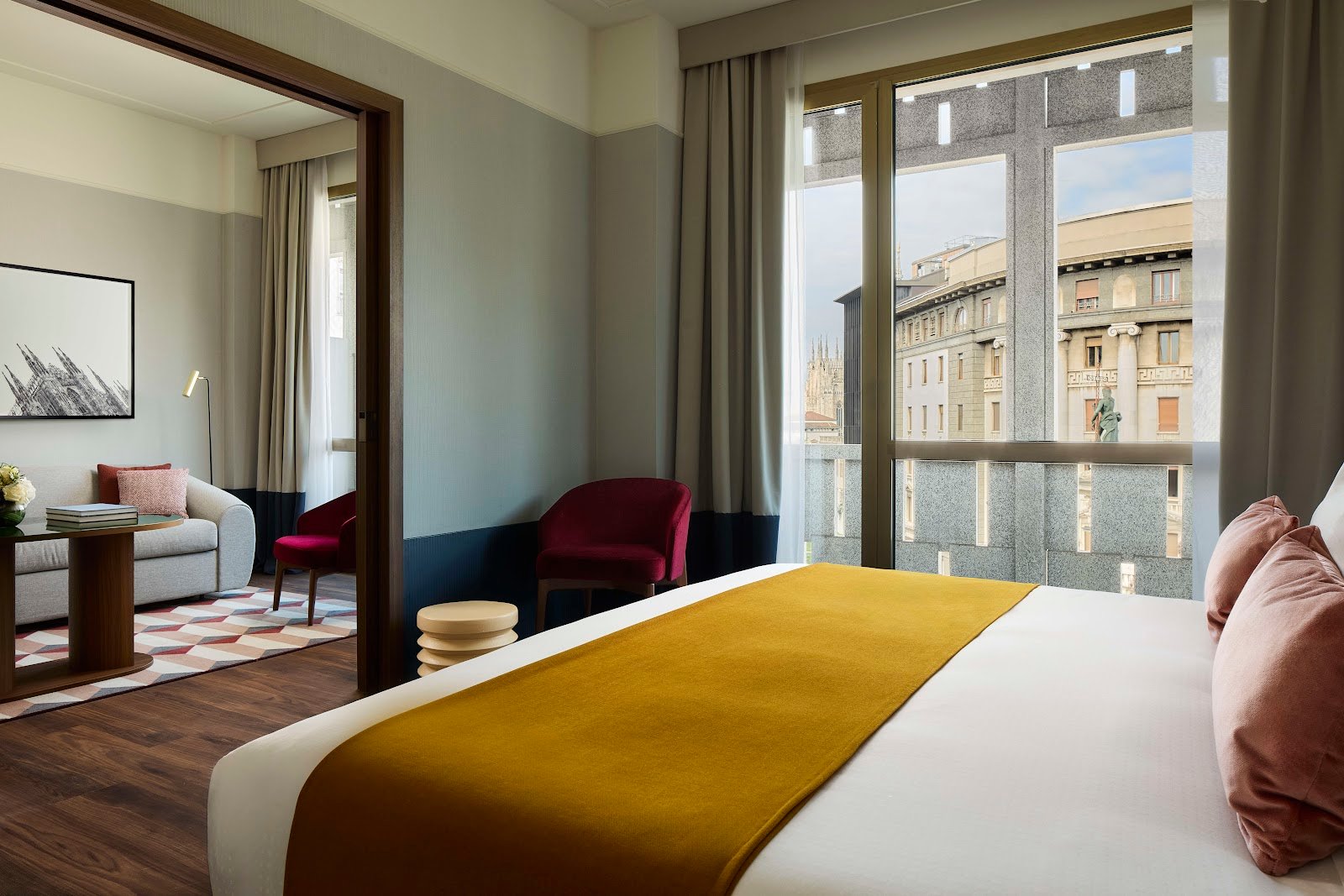 Chambre d’une Duomo Suite du Tivoli President Milano