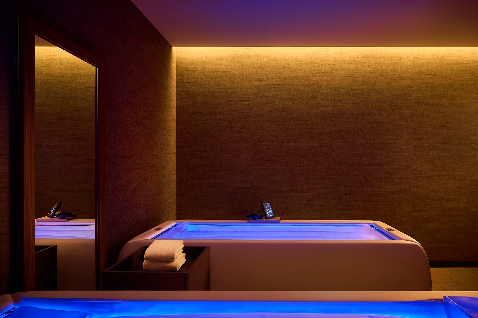 Un espace de soin du Tivoli Wellness Club, à Milan